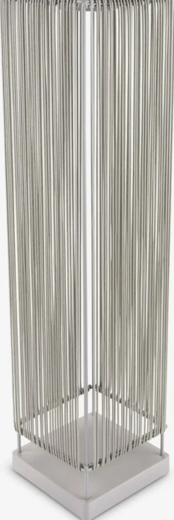 Iluminación Exterior>JYSK BRISELámpara de pie recargable BRISE A20xL20xA80cm gris