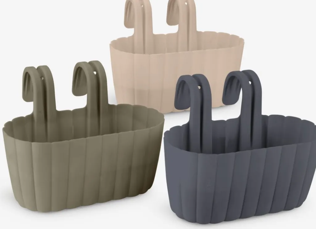Maceteros>JYSK BUKSEBIEJardinera para balcón BUKSEBIE A25xL32xA25 variado