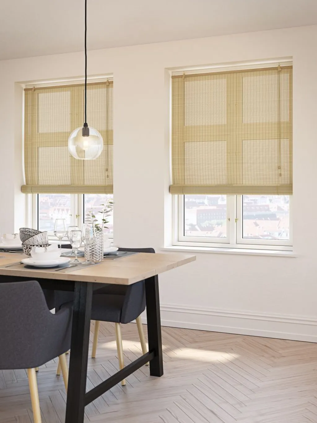 Estores De Bambú>JYSK BYREEstor enrollable bambú BYRE 80x160 Natural