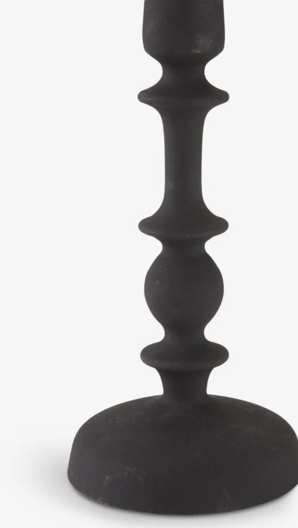 Portavelas>JYSK CASPARCandelabro CASPAR Ø10xA21cm negro
