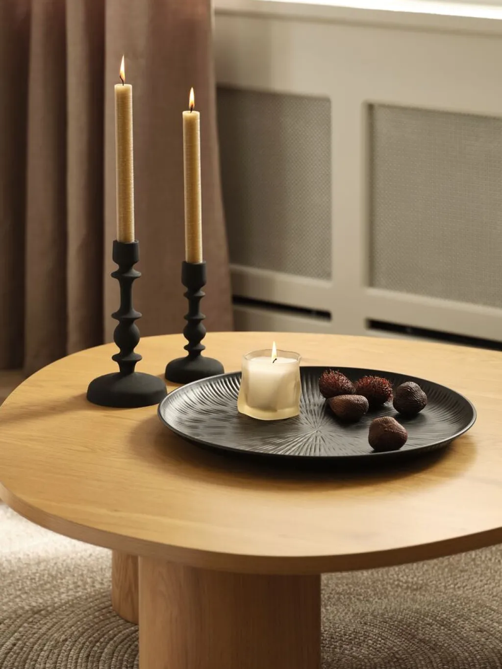 Portavelas>JYSK CASPARCandelabro CASPAR Ø10xA21cm negro