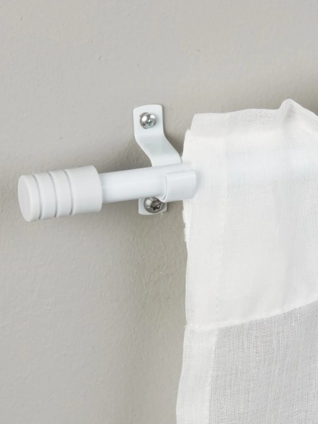 Barras Y Rieles Para Cortinas>JYSK CORAVarilla cortina CORA Ø10/8mm 75-120cm blanco
