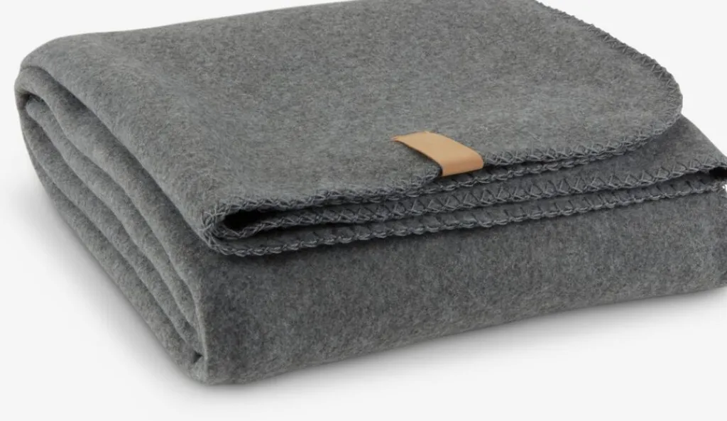 Mantas>JYSK DAGLILJEManta de forro DAGLILJE 130x170 gris oscuro Gris melange oscuro