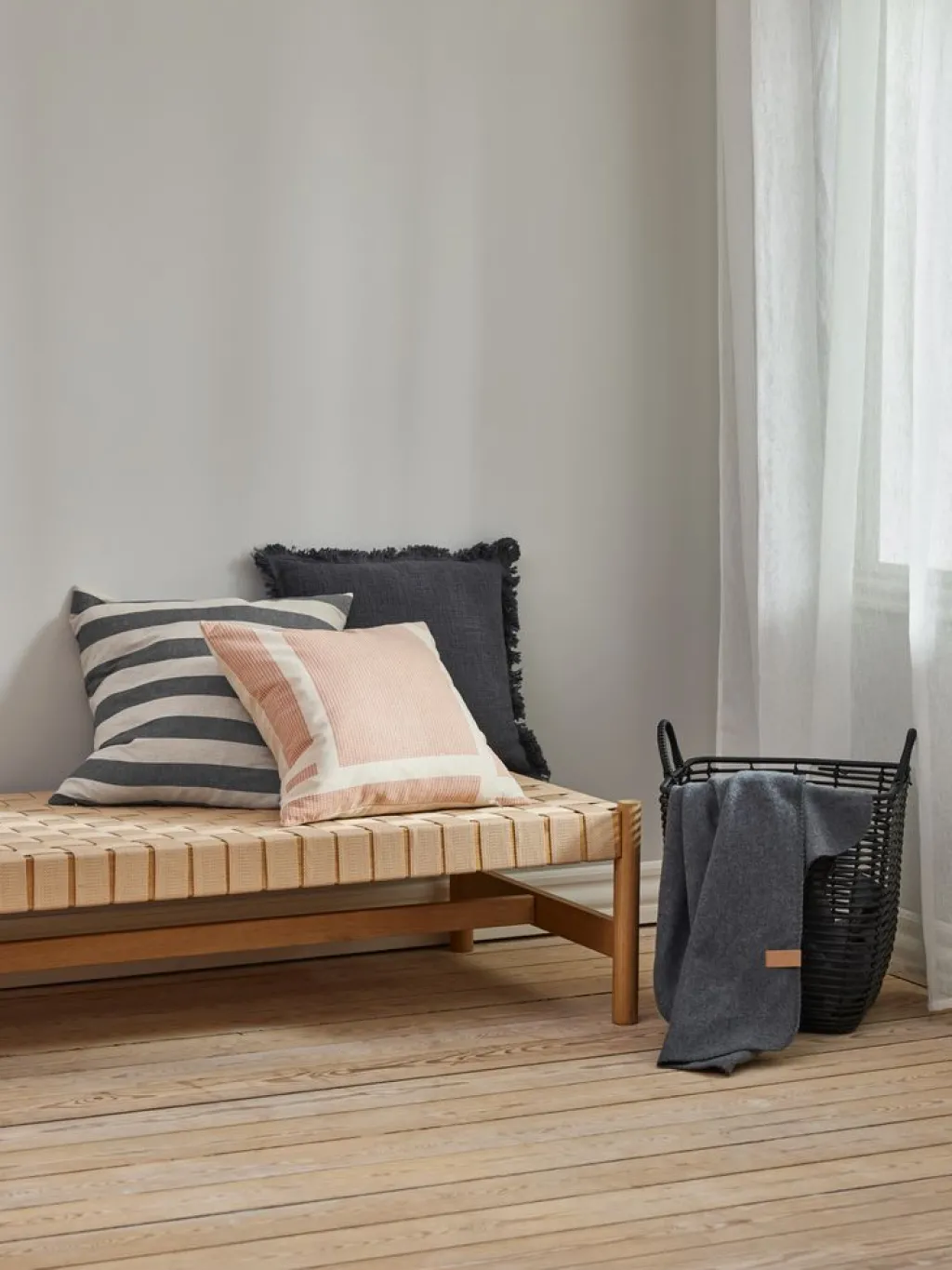 Mantas>JYSK DAGLILJEManta de forro DAGLILJE 130x170 gris oscuro Gris melange oscuro