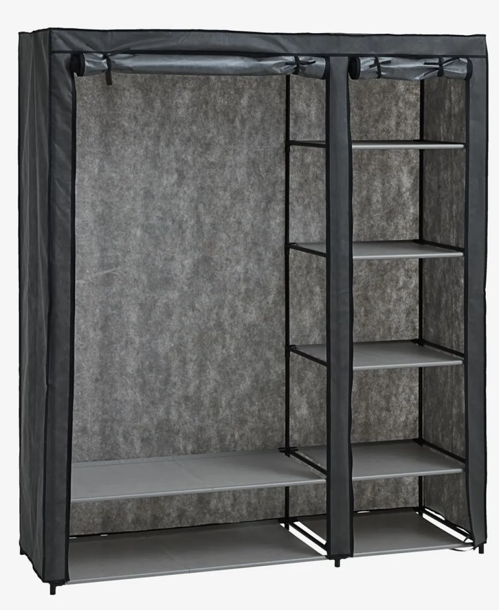Burros Para Ropa|Burros Para Ropa>JYSK DAMHUSArmario DAMHUS 149x174 gris oscuro