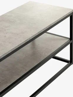 Muebles De TV>JYSK DOKKEDALMueble TV DOKKEDAL 1 estante color hormigón/negro
