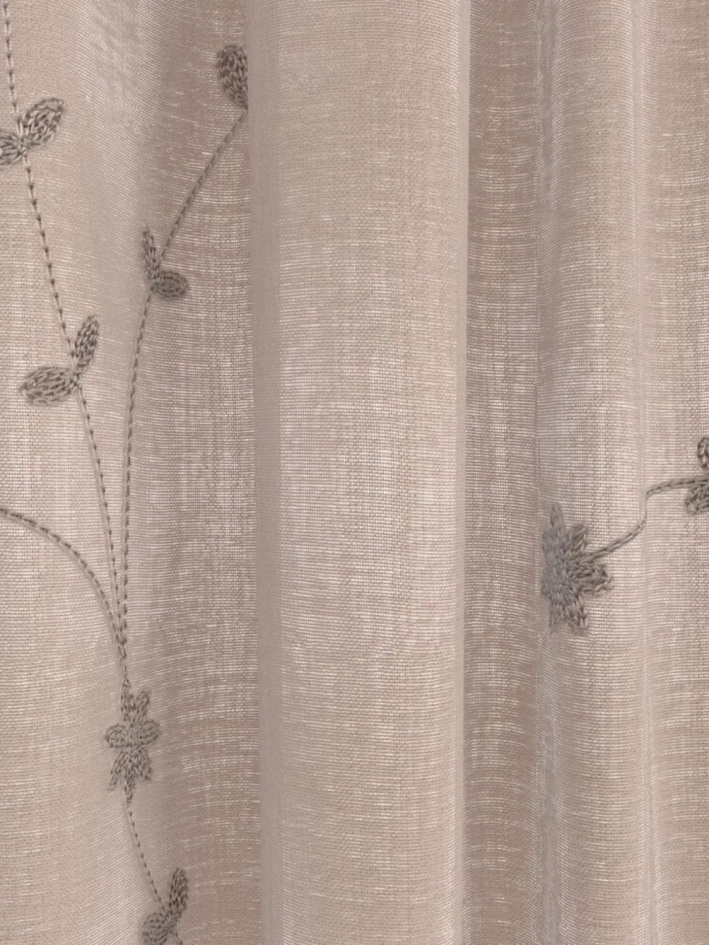 Gasa>JYSK DOLMACortina DOLMA 1x140x245 bordado Arena