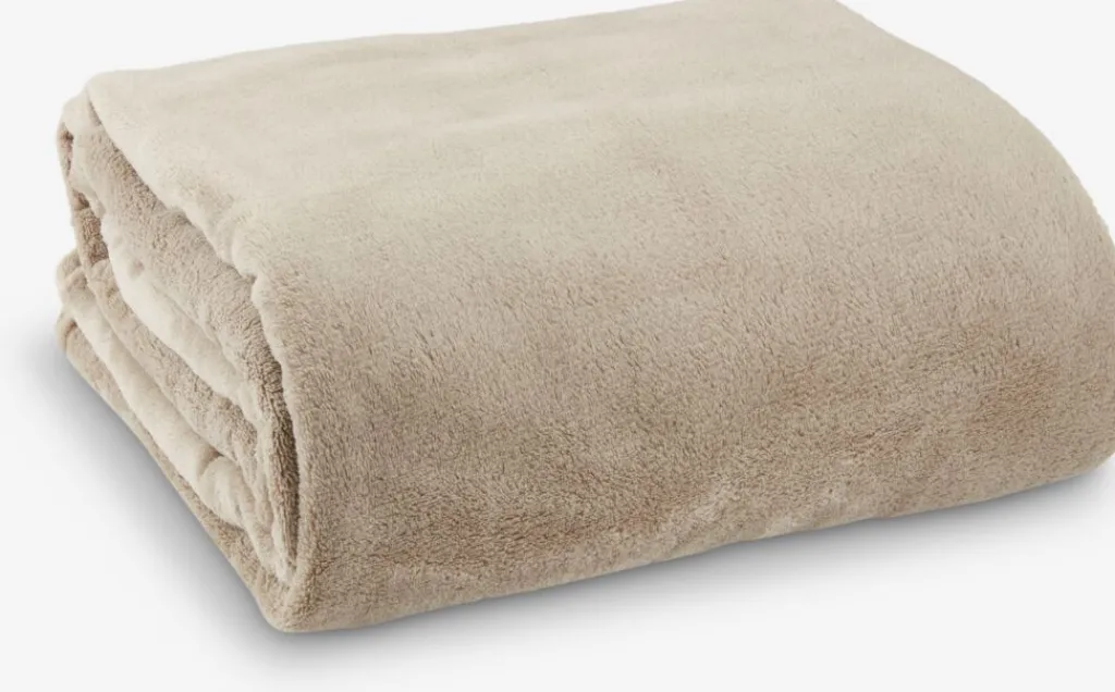 Mantas>JYSK DRAGEHODEManta de forro DRAGEHODE 140x200 topo Taupe