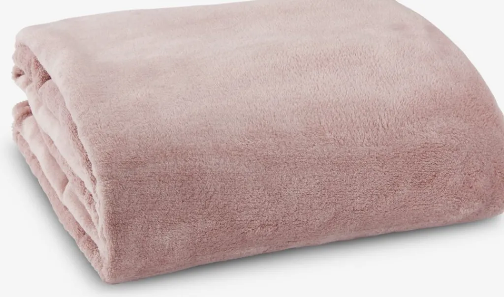 Mantas>JYSK DRAGEHODEManta de forro DRAGEHODE 140x200 Rosa