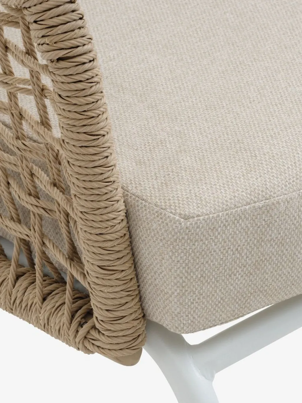 Conjuntos Mesa Y Sillas De Jardín|Muebles De Jardín>JUTLANDIA DYVIGConjunto muebles jardín DYVIG 5 plazas secado rápido blanco