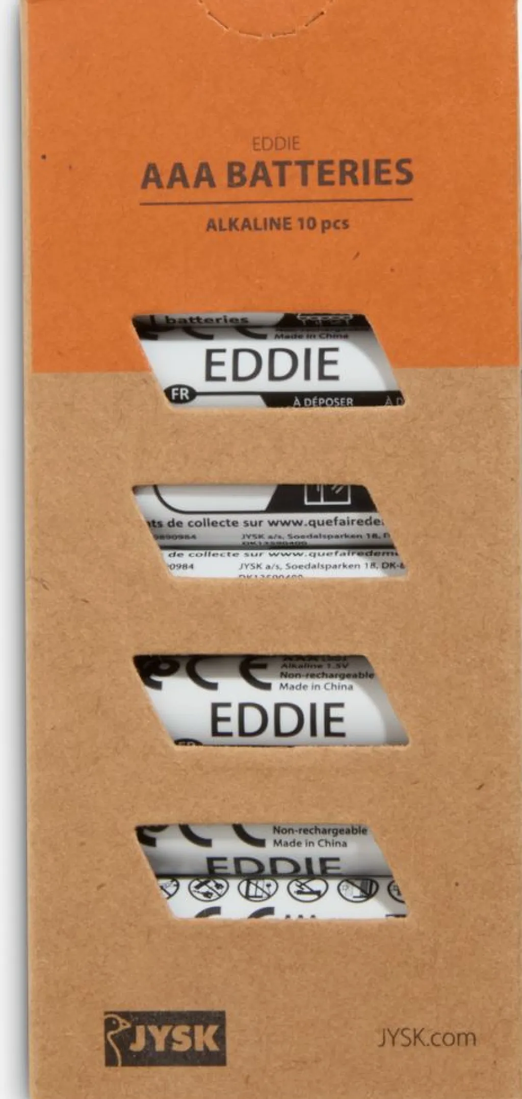 Pilas|Pilas>JYSK EDDIEPilas EDDIE AAA 10 unidades