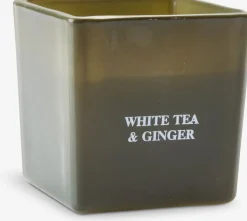 Velas Aromáticas>JYSK EGONVela aromática EGON A8xL8xA8cm cristal verde oliva