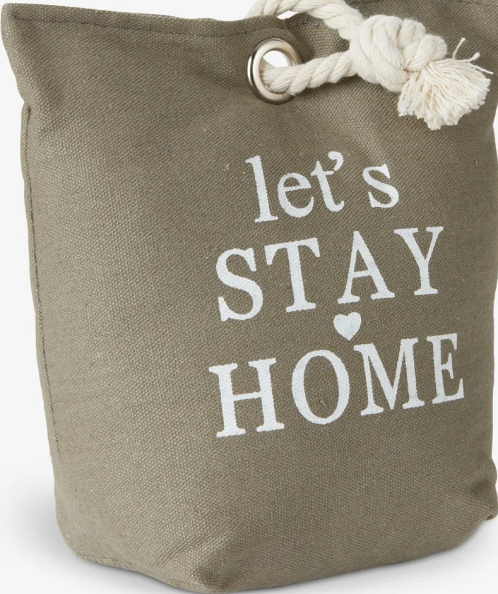 Otros Articulos>JYSK EIGILTope de puerta EIGIL 20x10x20cm lona gris