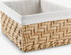 Todas Las Cestas|Cestas Y Cajas>JYSK EJNOCesta EJNO A22xL31xA15cm con tela natural