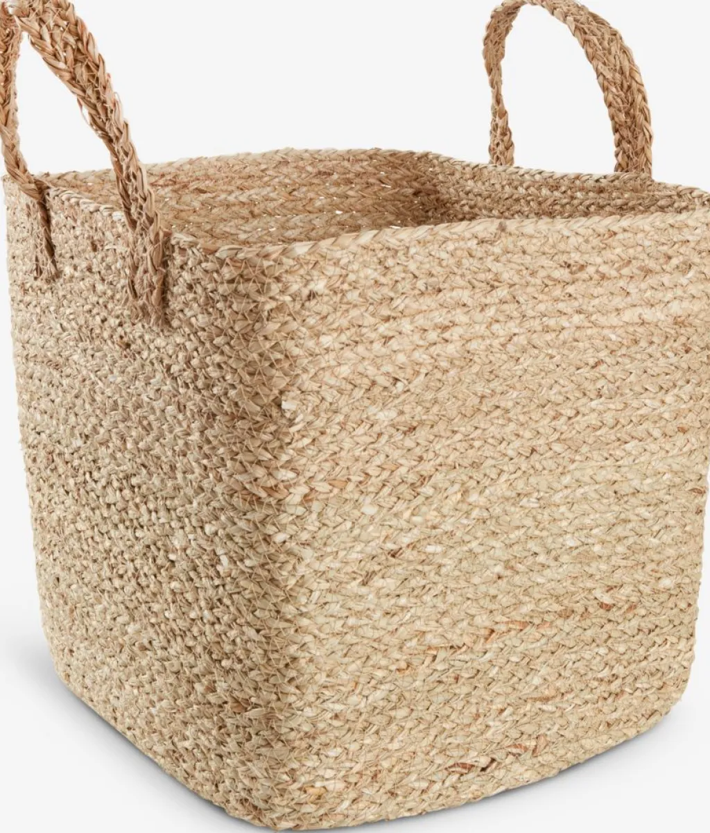 Todas Las Cestas|Cestas Y Cajas>JYSK ELICesta ELI A37xL37xA32cm natural