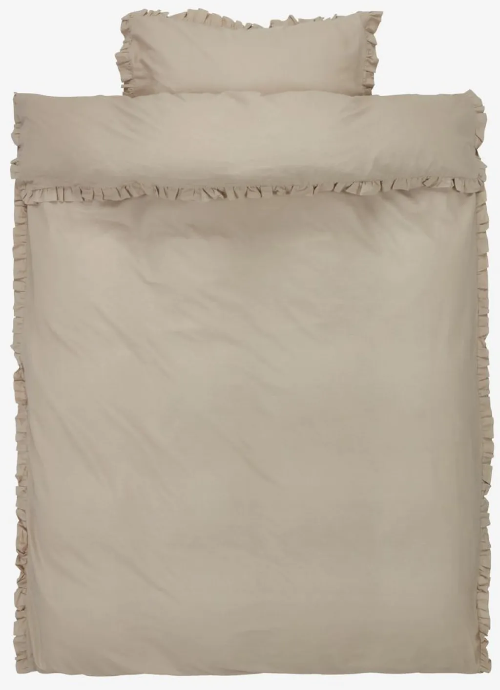 Juegos De Funda Nórdica>KRONBORG ELMAGOLDJuego funda nórdica algodón lavado ELMA 155x220 Arena