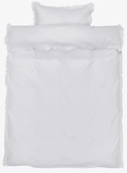 Juegos De Funda Nórdica>KRONBORG ELMAGOLDJuego funda nórdica algodón lavado ELMA 155x220 Blanco