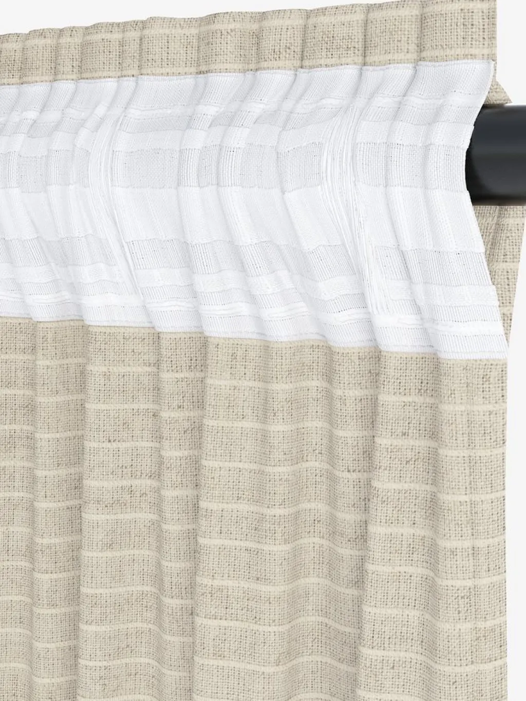 Cortinas Gruesas>JYSK ELVALANDETCortina ELVALANDET 1x140x245 Natural