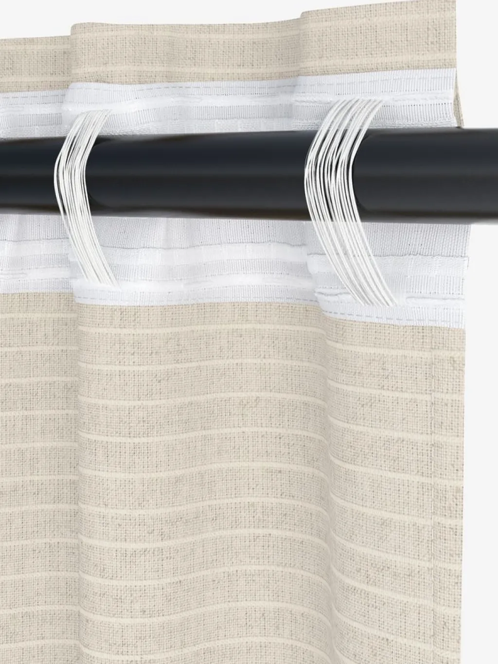 Cortinas Gruesas>JYSK ELVALANDETCortina ELVALANDET 1x140x245 Natural