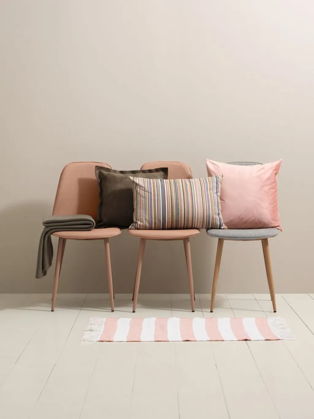 Cojines|Fundas De Cojín>JYSK ERTEVIKKEFunda de cojín ERTEVIKKE 50x50 Rosa empolvado