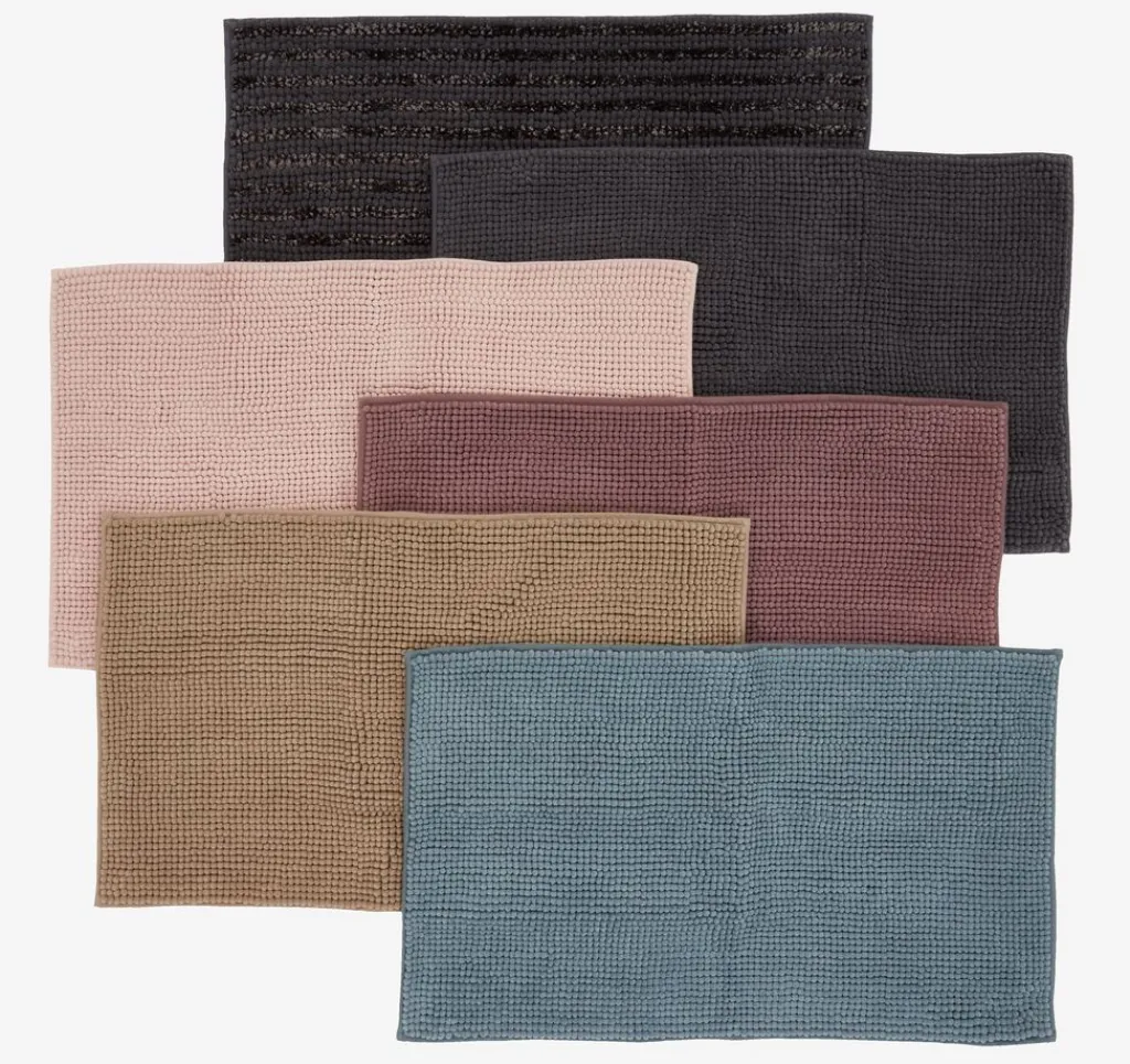 Alfombras De Baño>JYSK FAGERSTAPLUSAlfombrilla de baño FAGERSTA 50x80cm Azul empolvado