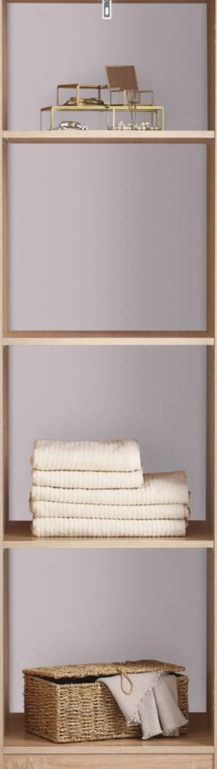 Armarios|Todos Los Armarios>JYSK FANDRUPArmario FANDRUP 50x176 1 puerta color Roble claro