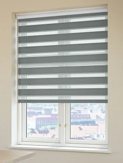 Estores Dobles>JYSK FEMRISEstor doble FEMRIS 45x180cm Gris