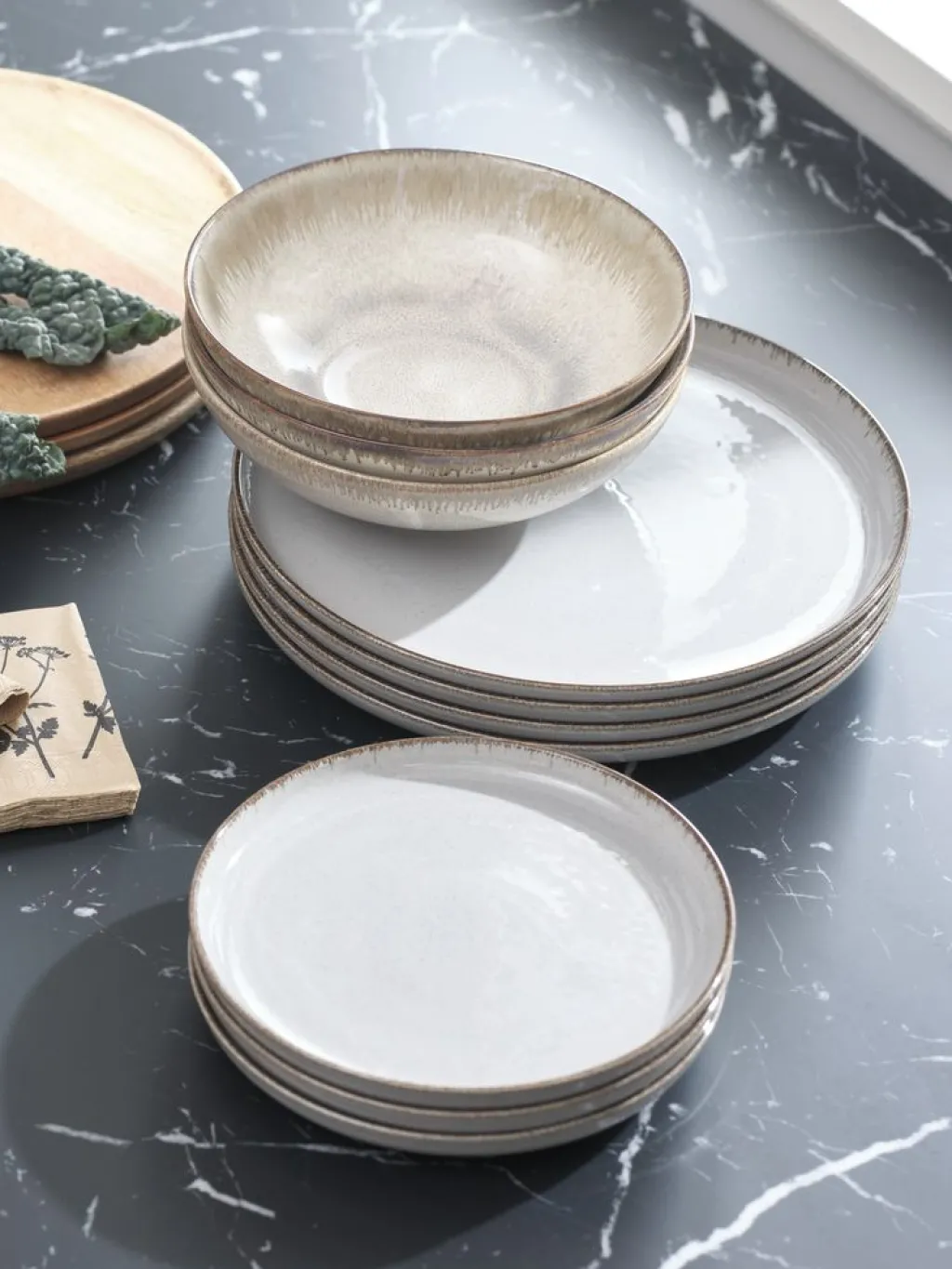Platos, Boles Y Cubiertos>JYSK FERDUSPlato FERDUS Ø27cm Gris
