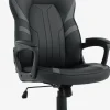 Sillas De Oficina|Sillas Gaming>JYSK FJELSTEDSilla gaming FJELSTED polipiel negro/gris