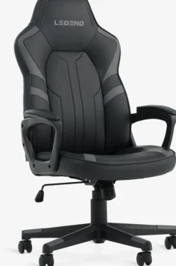 Sillas De Oficina|Sillas Gaming>JYSK FJELSTEDSilla gaming FJELSTED polipiel negro/gris