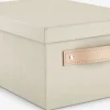 Todas Las Cestas|Cestas Y Cajas>JYSK FJORDURCaja FJORDUR A23xL33xA14cm caqui