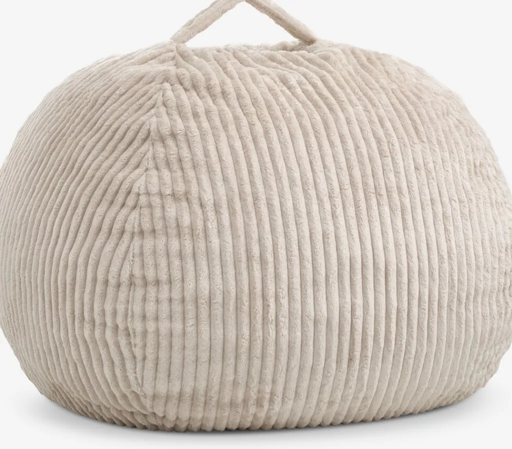 Articulos Para Niños>JYSK FOULUMSillón puf FOULUM 109x80x109 pana beis
