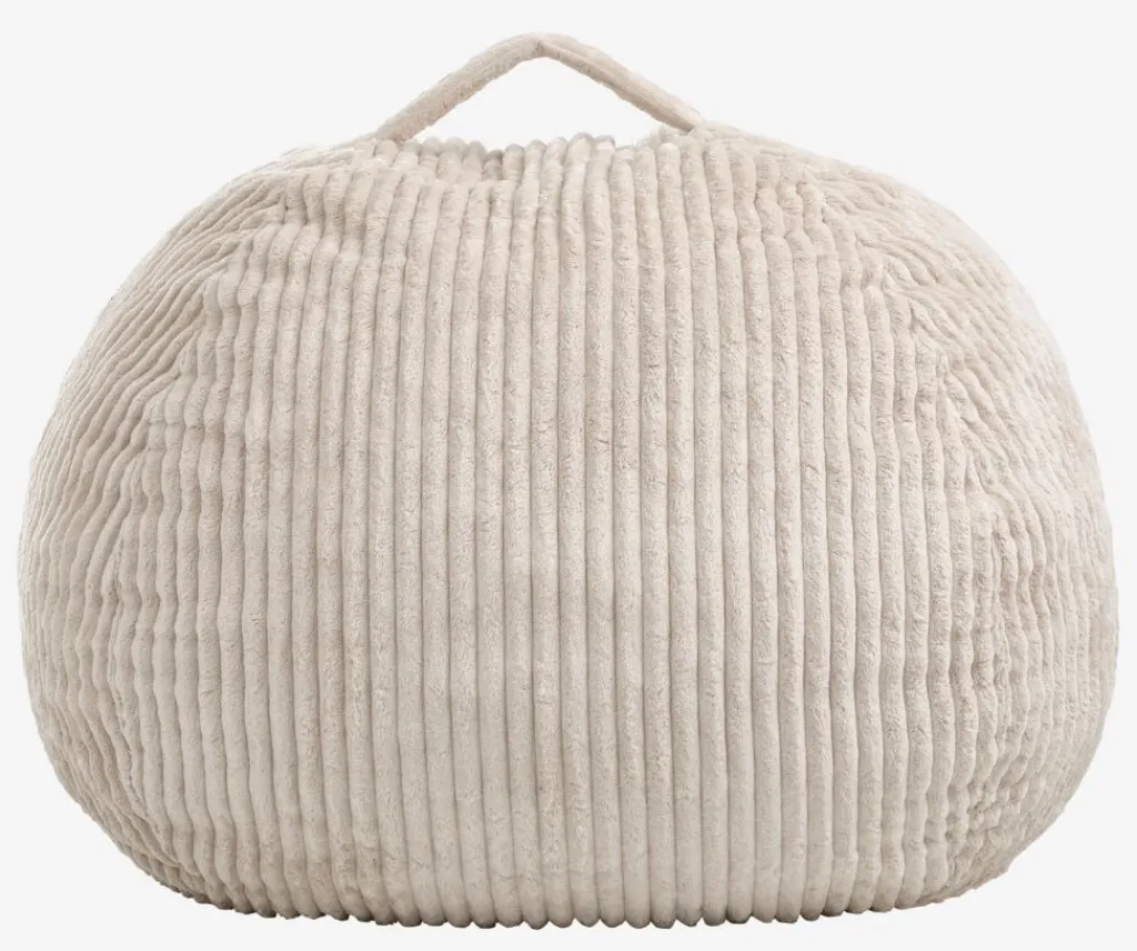 Articulos Para Niños>JYSK FOULUMSillón puf FOULUM 109x80x109 pana beis