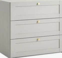 Cómodas|Cómodas>JYSK FRAMLEVCómoda FRAMLEV 3 cajones Gris