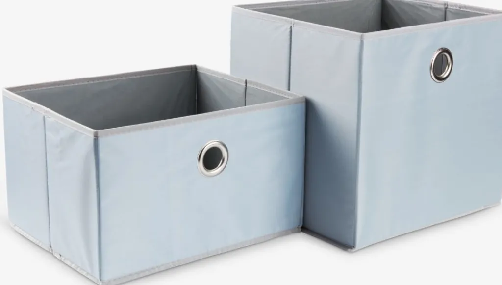 Todas Las Cestas|Cestas Y Cajas>JYSK FRANSCesta FRANS A32xL27xA20cm Gris