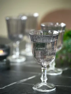 Vasos Y Tazas>JYSK FRIDOLINCopa de vino FRIDOLIN Ø8xA16cm 24 cl gris