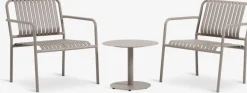 Conjuntos Mesa Y Sillas De Jardín|Muebles De Jardín>JYSK FURUSETConjunto muebles jardín FURUSET 2 plazas arena oscuro
