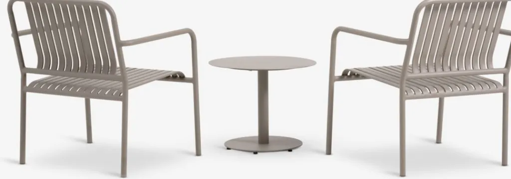 Conjuntos Mesa Y Sillas De Jardín|Muebles De Jardín>JYSK FURUSETConjunto muebles jardín FURUSET 2 plazas arena oscuro