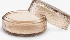 Cuidado Personal|Accesorios>JYSK GENEVADBote GENEVAD Ø10xA6cm cristal marrón