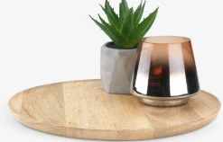 Accesorios Decoracion>JYSK GERNERBandeja decorativa GERNER Ø30cm madera