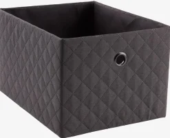 Todas Las Cestas|Cestas Y Cajas>JYSK GILLISCesta GILLIS A26xL32xA20cm gris oscuro