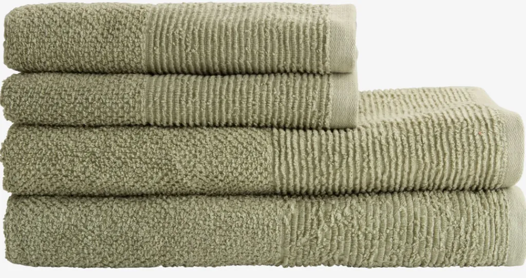 Toallas De Lavabo|Toallas De Manos>JYSK GISTADPLUSToalla de mano GISTAD 50x90 menta Verde menta