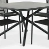 Conjuntos Mesa Y Sillas De Jardín>JYSK GOTHENBURG + KRISTIANSTADMesa GOTHENBURG L120 gris + 4 sillas KRISTIANSTAD verde