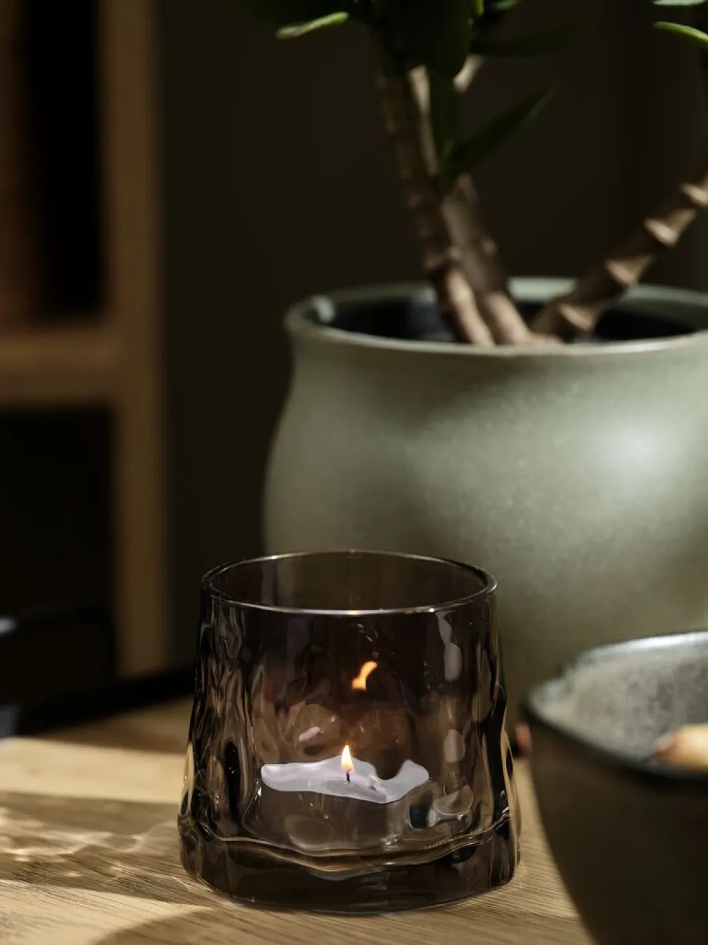 Portavelas>JYSK GUDMANPortavelas de velas pequeñas GUDMAN Ø8xA7cm gris