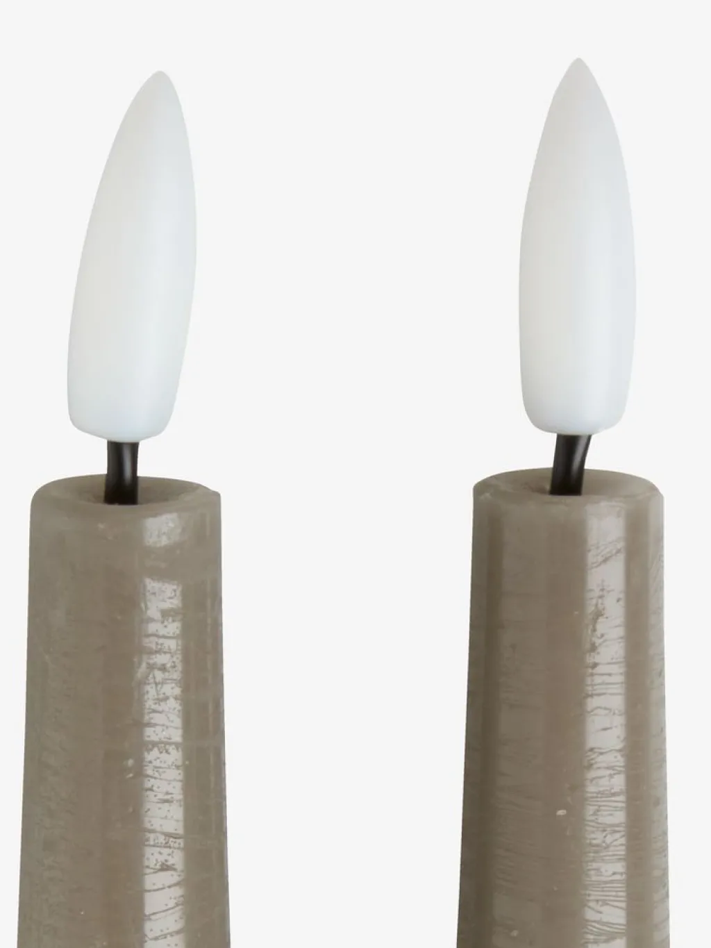 Velas LED>JYSK GUDMUNDCandela LED GUDMUND A29cm gris 2 unidades Gris oscuro
