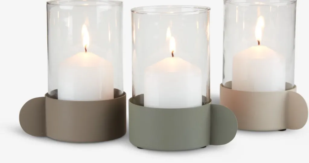Iluminación Exterior>JYSK GULBUGFarol GULBUG Ø10xA16cm variado