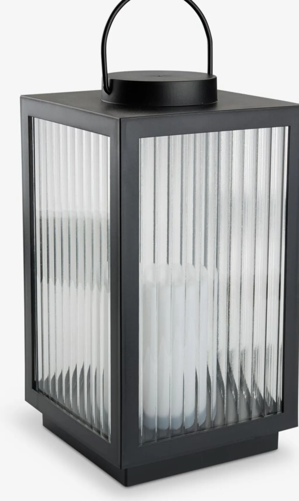 Iluminación Exterior>JYSK GULDSMEDFarol GULDSMED A16xL16xA29cm con LED negro