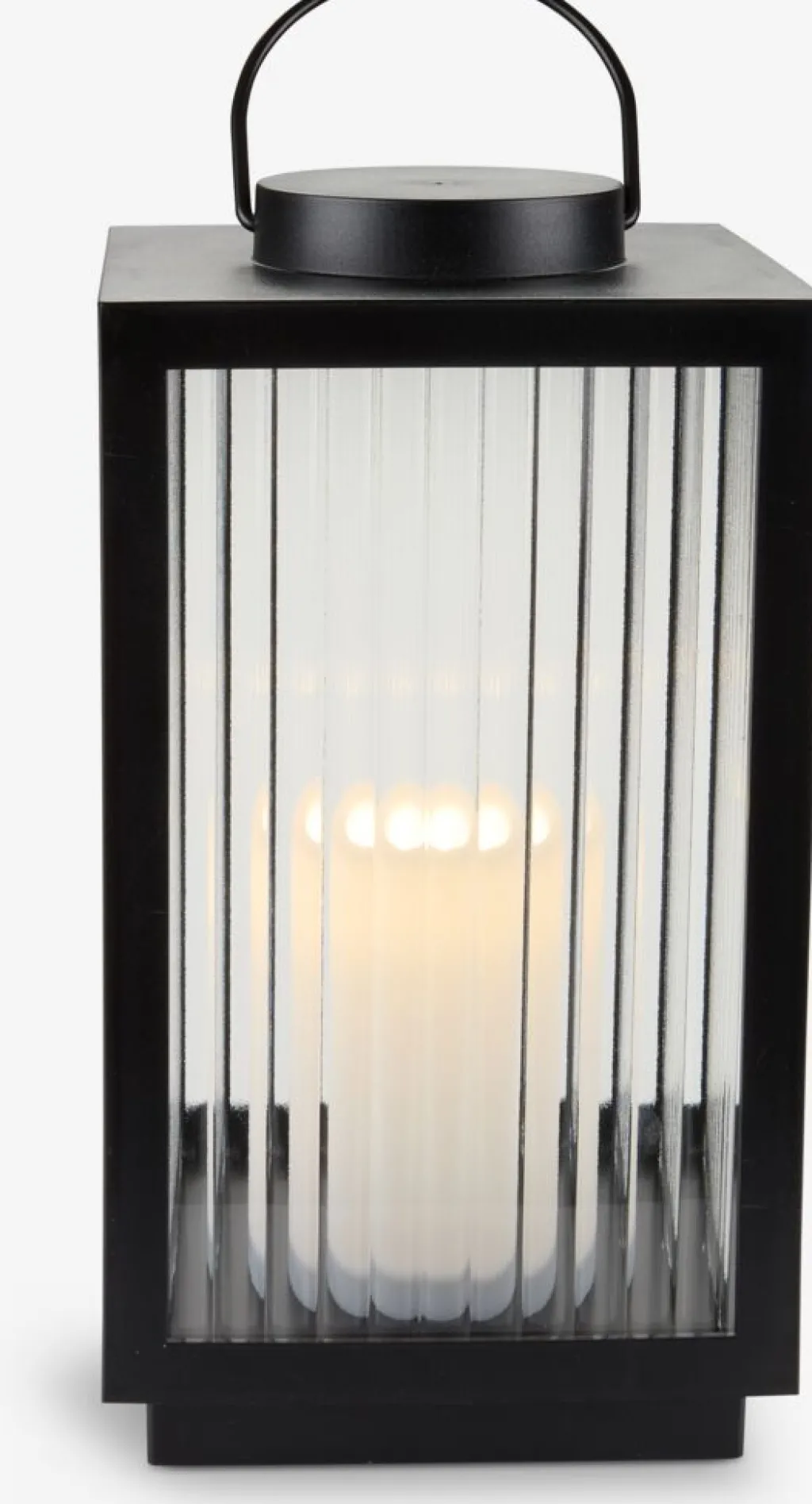 Iluminación Exterior>JYSK GULDSMEDFarol GULDSMED A16xL16xA29cm con LED negro