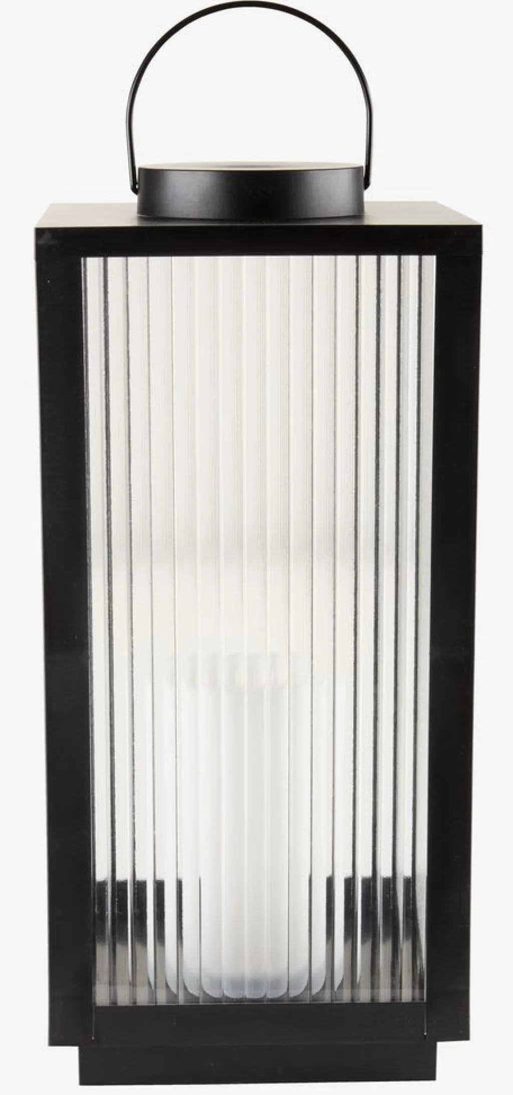 Iluminación Exterior>JYSK GULDSMEDFarol ULDSMED A22xL22xA48cm con LED negro