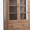 Vitrinas|Vitrinas>Royal Oak HAGEVitrina HAGE 2 puertas 2 cajones roble natural